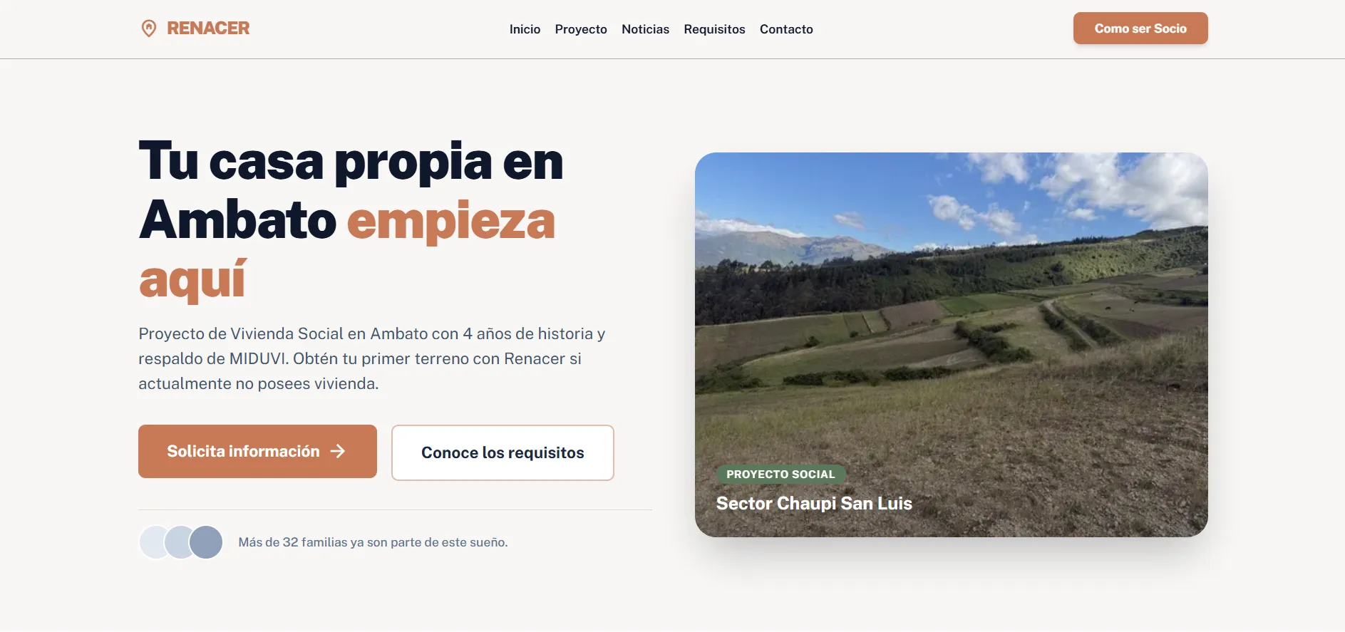 Renacer: Vivienda Social